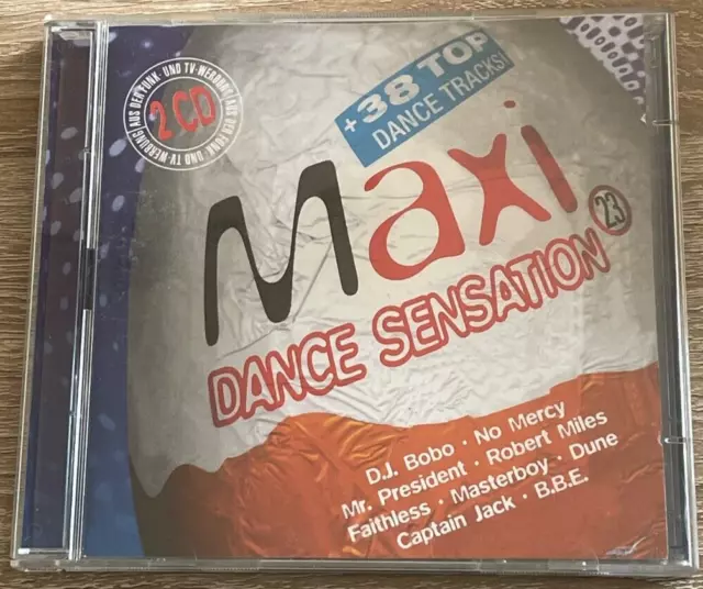 MAXI DANCE SENSATION 23 - 2 CD-Box - BMG Ariola 1996 - 74321 38389 2