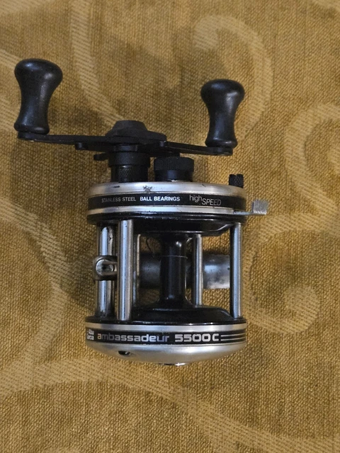 ABU AMBASSADEUR 5500C Big A / 1973 Blue Gray $1,654.81