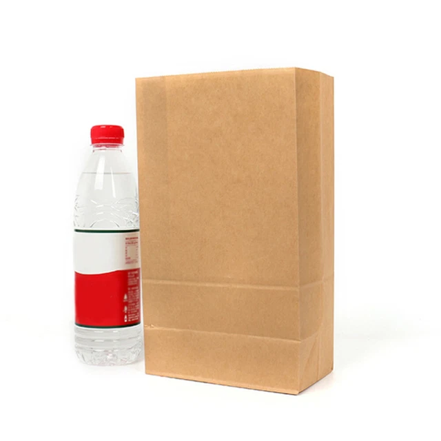 100 PCS Bread Paper Bags Bakery Carry Bag Candy Gift Bags Biscuit Bag