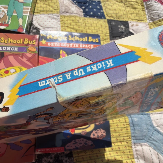 SCHOLASTIC THE MAGIC School Bus VHS Lot of 4 Educational Kids ...