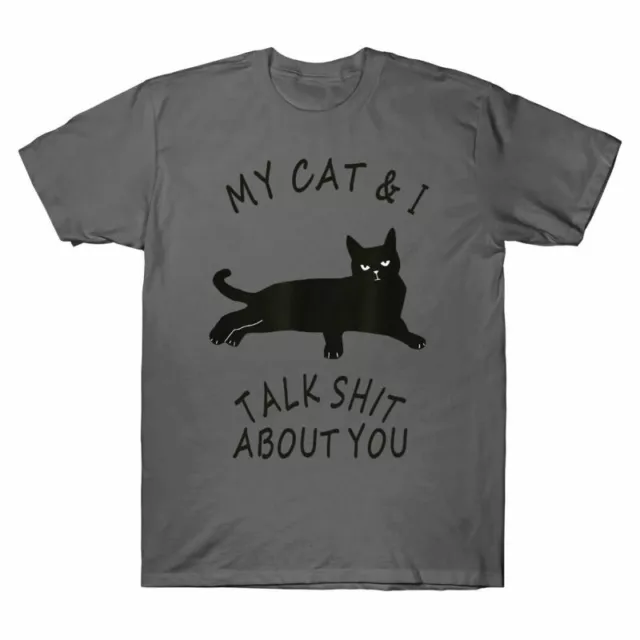T-shirt About I Cat uomo you Cat Sh*t Lover & Shirt manica corta regalo