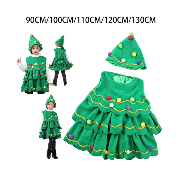 Simpatico set cosplay Abito per albero di Natale Abiti Girocollo Vestire