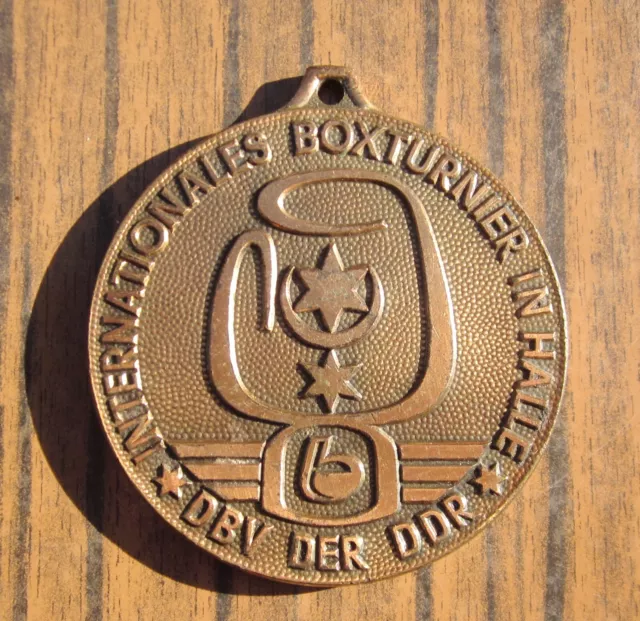 German Medal For Participation In 1983 World International Box Boxing Tournament