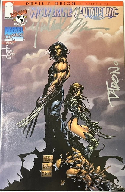 Wolverine Witchblade #1 Signed Michael Turner & David Wohl Top Cow/Marvel 1997