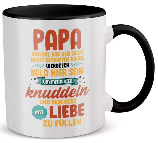 Du Wirst Papa Tasse Werdender Vater Geschenk Vatertag Schwangerschaft Mann