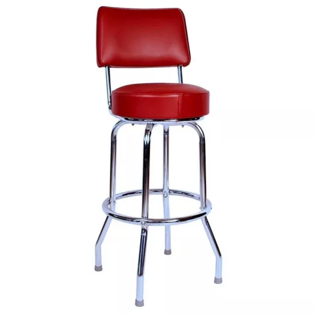 Richardson Seating Retro Home 24 Swivel Bar Stool With Cushion 1957 Seat Color W