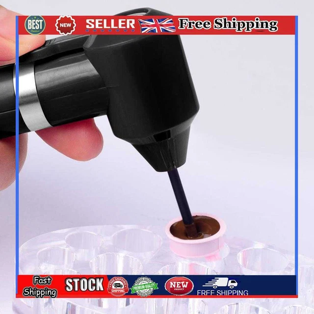 Dispositivo mezclador de tinta con varilla de mezcla pigmento eléctrico caña agitadora (Balck)