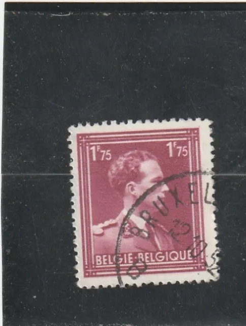L5590 BELGIQUE timbre Y&T N° 832 de 1950 " Léopold III " Oblitéré