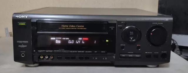 Sony Slv-Av100 Amplificatore Con Videoregistratore Vhs 6 Testine Stereo