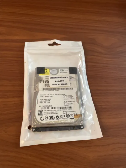 New Western Digital WD Scorpio WD2500BEVS 250GB 2.5" SATA I Laptop Hard Drive