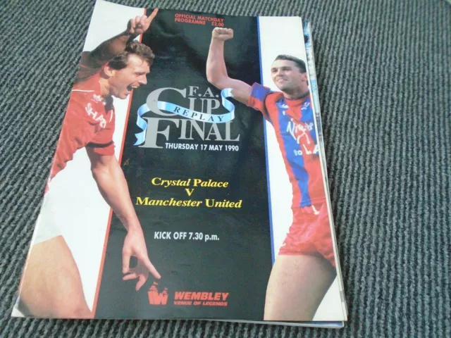 Crystal Palace V Manchester United 1990 Fa Cup Final Replay
