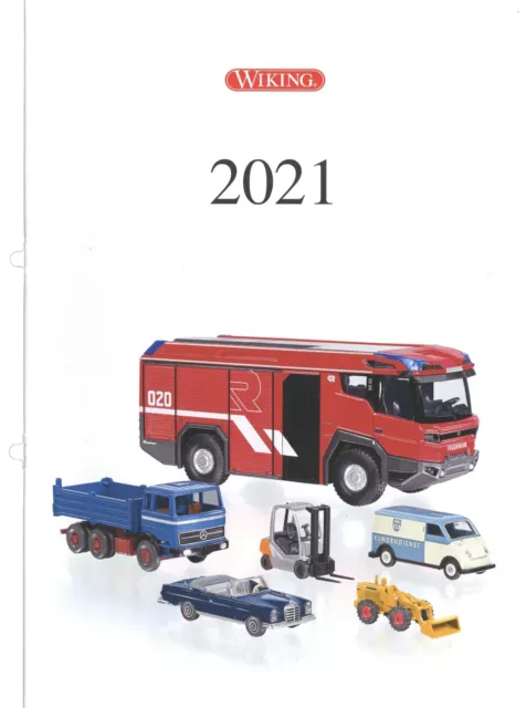 Wiking Katalog 2021 D 40 Seiten Modellautos catalogue model cars PKW LKW Polizei