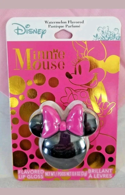 Disney Minnie Mouse Watermelon  Flavored Lip Gloss  0.11 Oz New