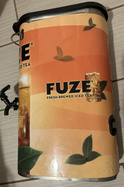 Bunn 3.5 Gallon Beverage Dispenser Stainless Steel W/ Fuze Iced Tea Wrap