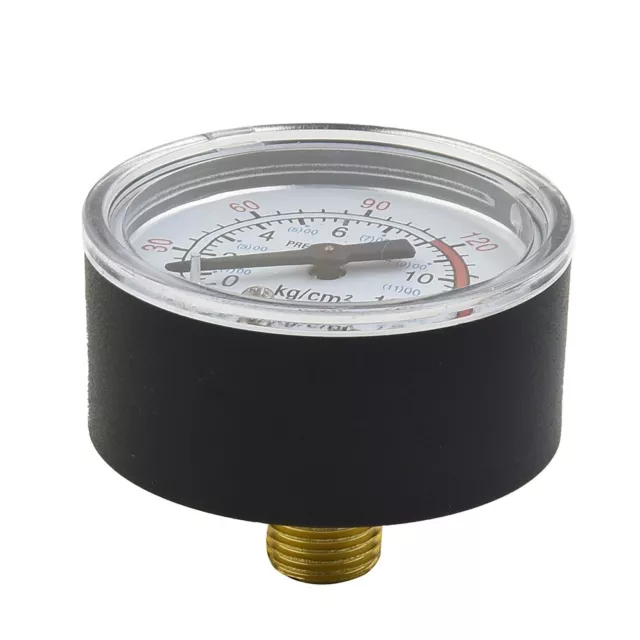 50mm 1/4 BSP Thread 0-180PSI 0-12Bar Air Pressure Gauge For Air Compressor 2