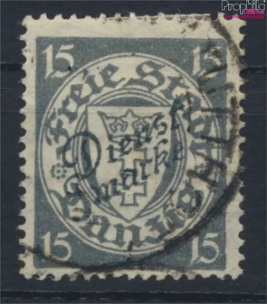 Gdansk D43b fine used / cancelled 1924 official stamp (9964717