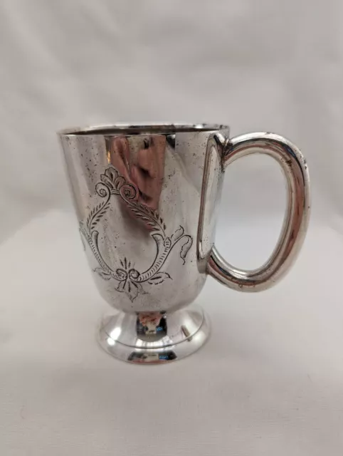 Vintage Collectibles Silver Plated  Tankard 1/2 Pint Mug Tankard EPNS