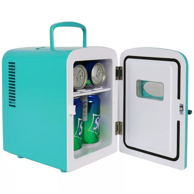 Koolatron 12v Portable Mini Fridge - 4L Electric Skincare Cosmetic Fridge, Green 3