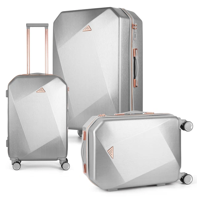 3Pcs Luggage Set Suitcase Hardshell Lightweight Spinner w/TSA Lock, 20+24+28 in