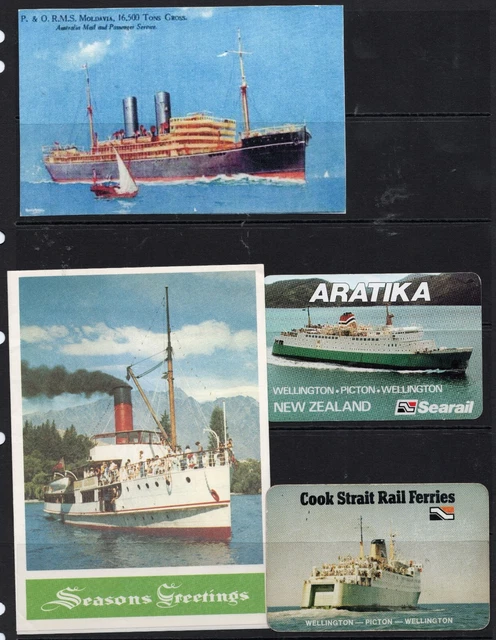 Small selection of Shipping Ephemera all with connections to New Zealand