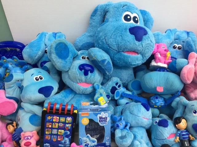 VTG & Modern LOT of 65 Blues Clues Steve Magenta Dog Plush Toys PBS Kids Figures