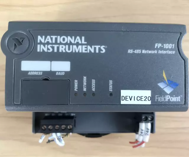 Used National Instruments NI FP-1001 RS-485 Network Interface