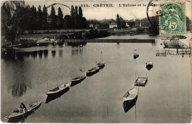 CPA AK Creteil L'Ecluse et le B FRANCE (1282318)