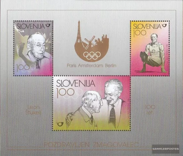 slovenia block8 (complete issue) unmounted mint / never hinged 1998 100. Birthda