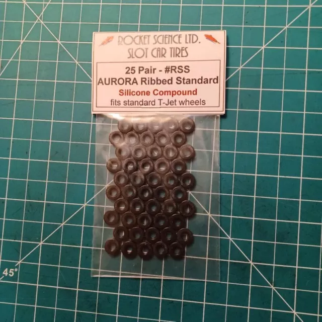 Aurora T-Jet HO silicone tires #RSS (std) 25 pairs