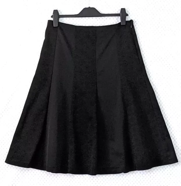 Coast black discount satin skirt