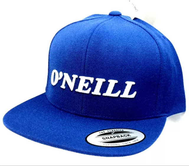New w Tags MEN'S BLUE O’NEILL CLASSIC SURF HAT Embroidered Adjustable Snapback
