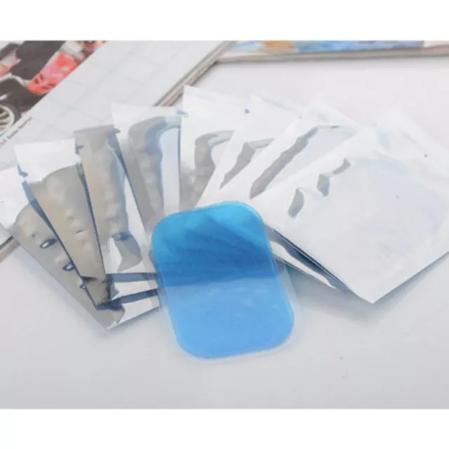 50 pièces tampon adhésif hydrogel bleu pour tonifier les muscles abdominaux fe