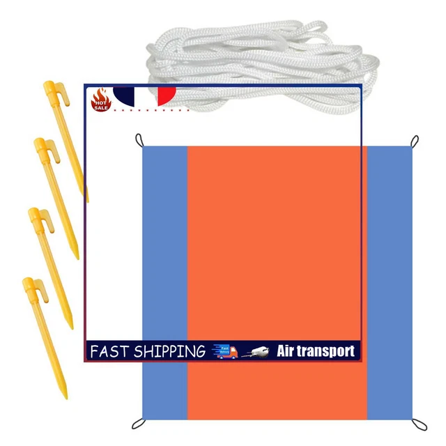 Sun Shade Sail Outdoor UV Block Cloth Cover Square Canopy Awning Screen (D)