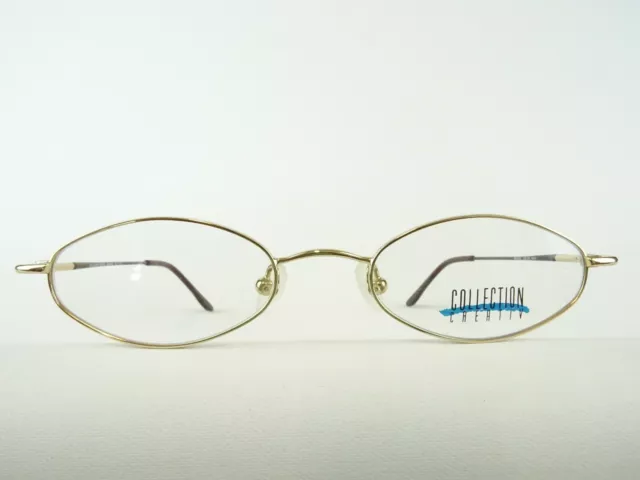 Leichte Brille Brillengestell unauffällige Metallfassung kleine Glasform Gr/M