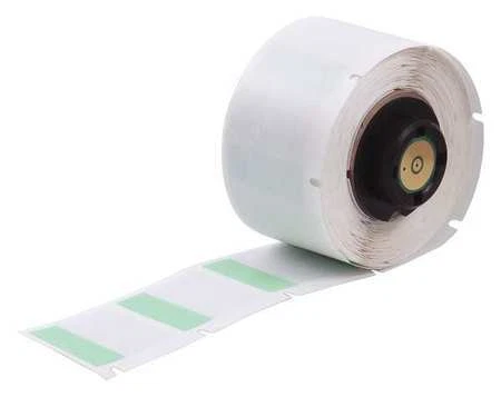 Brady Ptl-19-427-Gr 1" X 1" Green On Translucent Label, Self Laminating Vinyl