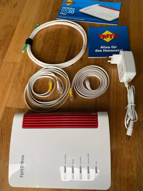 avm fritzbox 5530 fiber, Glasfaser, WIFI6, DECT, 
