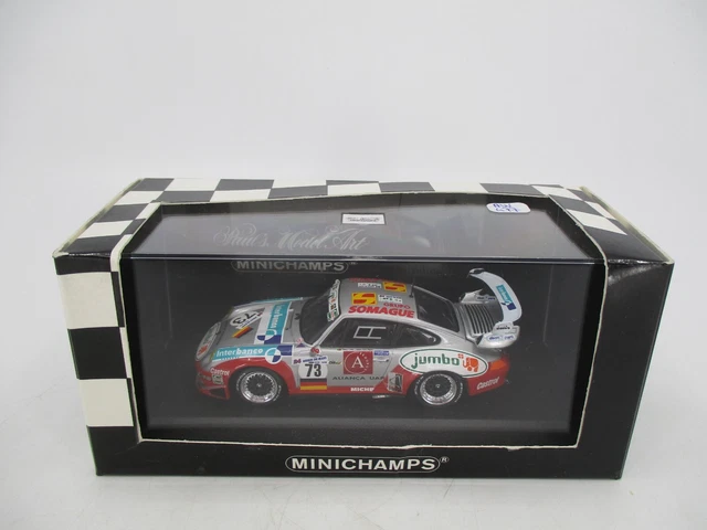 Miniature Porsche 993 GT2 1/43 Spark 911 24h Le Mans 1995 #82 1:43