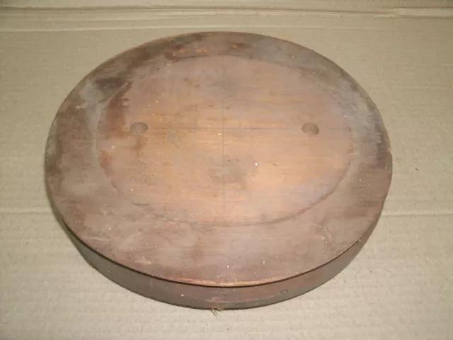 Wood Block Hat Mold Millinery Form Base