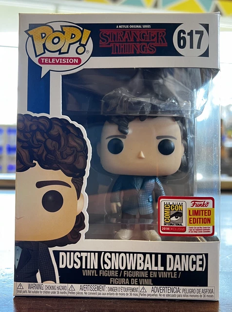 Funko Pop! Stranger Things Dustin Snowball Dance #617 2018 SDCC Sticker