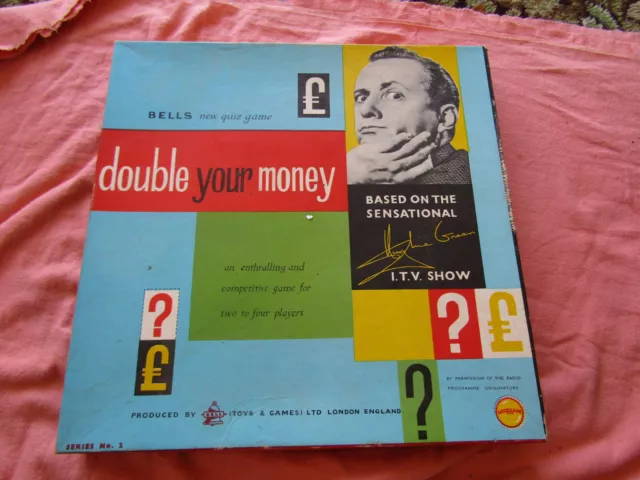 DOUBLE YOUR MONEY' Hughie Green 1950's Board Game Rare Vintage Collectable  £10.90 - PicClick UK