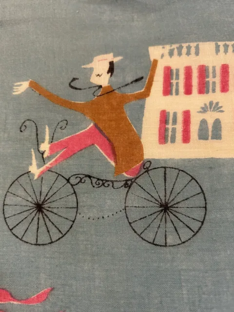 Riding Bikes Hankie By Pat Prichard