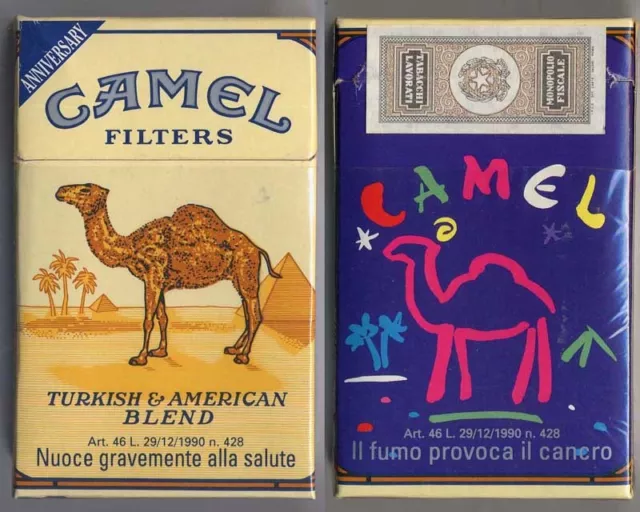 CAMEL FILTERS  Italy empty pack ANNIVERSARY 1993 #4  provoca...