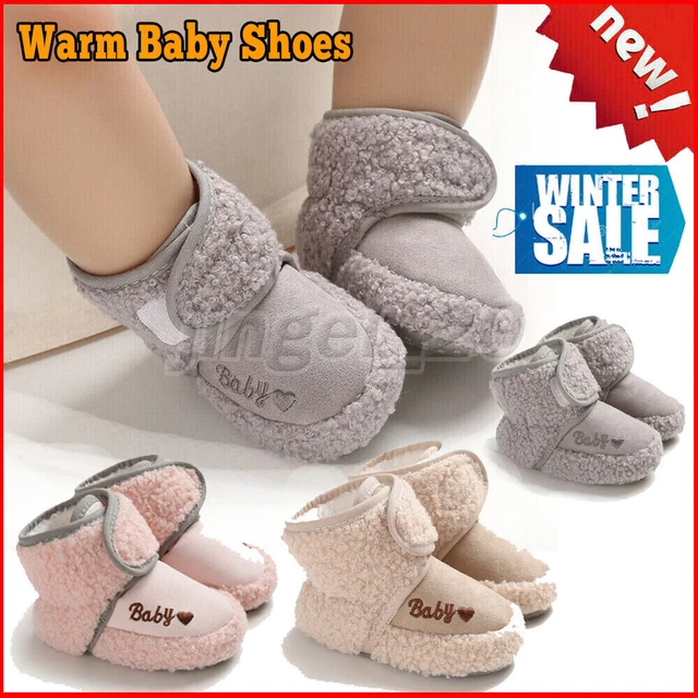Pantofole calde antiscivolo neonate bambine bambini neonati calze scarpe culla stivali