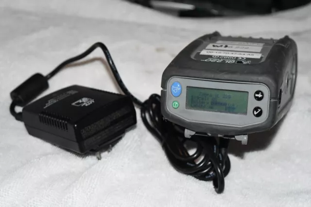 Zebra QL220 Plus Portable Network Mobile Thermal Printer W/ Battery and plug w2B