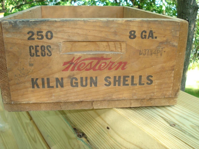 REMINGTON 8 GA WOOD AMMO BOX AMMUNITION VINTAGE RARE CRATE empty