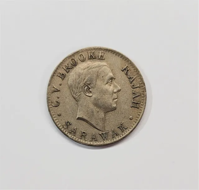 1920 1c One Cent Sarawak Coin