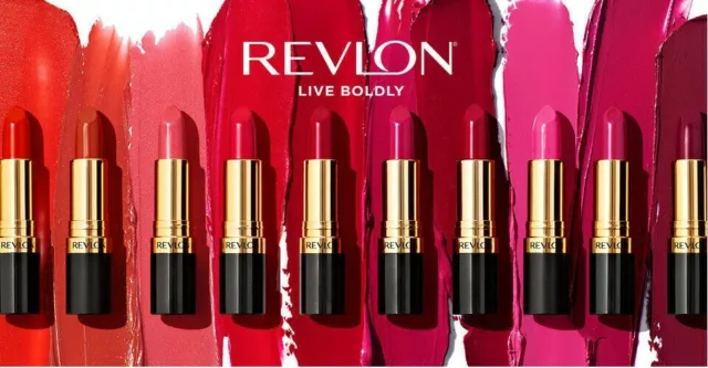 Revlon Super Glänzender Lippenstift - Versiegelt - Pink/Braun/Rot/Akt/Koralle