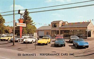 Pottstown Pennsylvania Ed Dewane Performance Cars Dealership Postcard AA60484