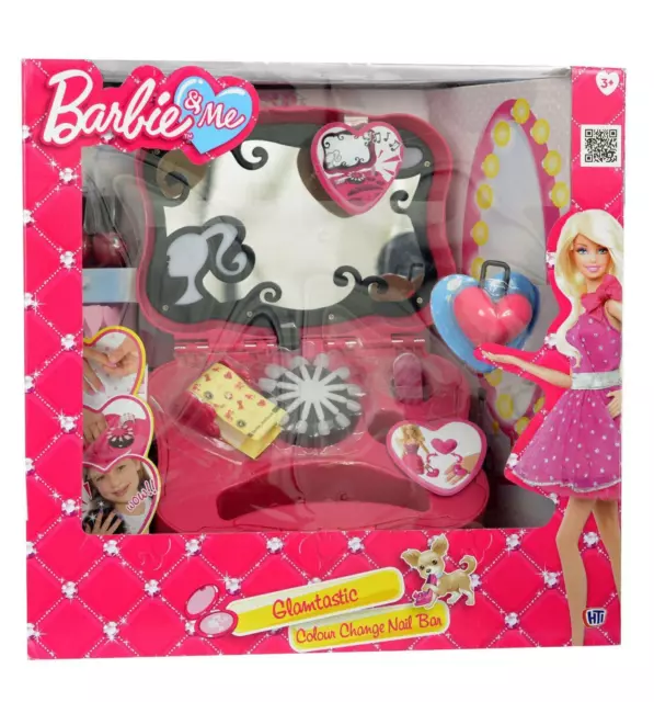 Barbie & and Me Glamtastic Colour Change Nail Bar - 1680585 - New 2