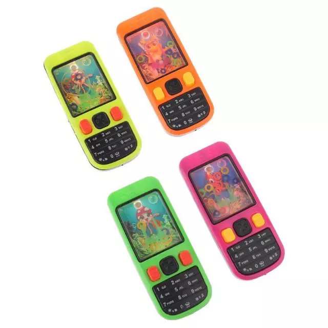 Funny Water Lasso Ring Game Toy Cute Mobile Phone Shaped Water Ferrule Games